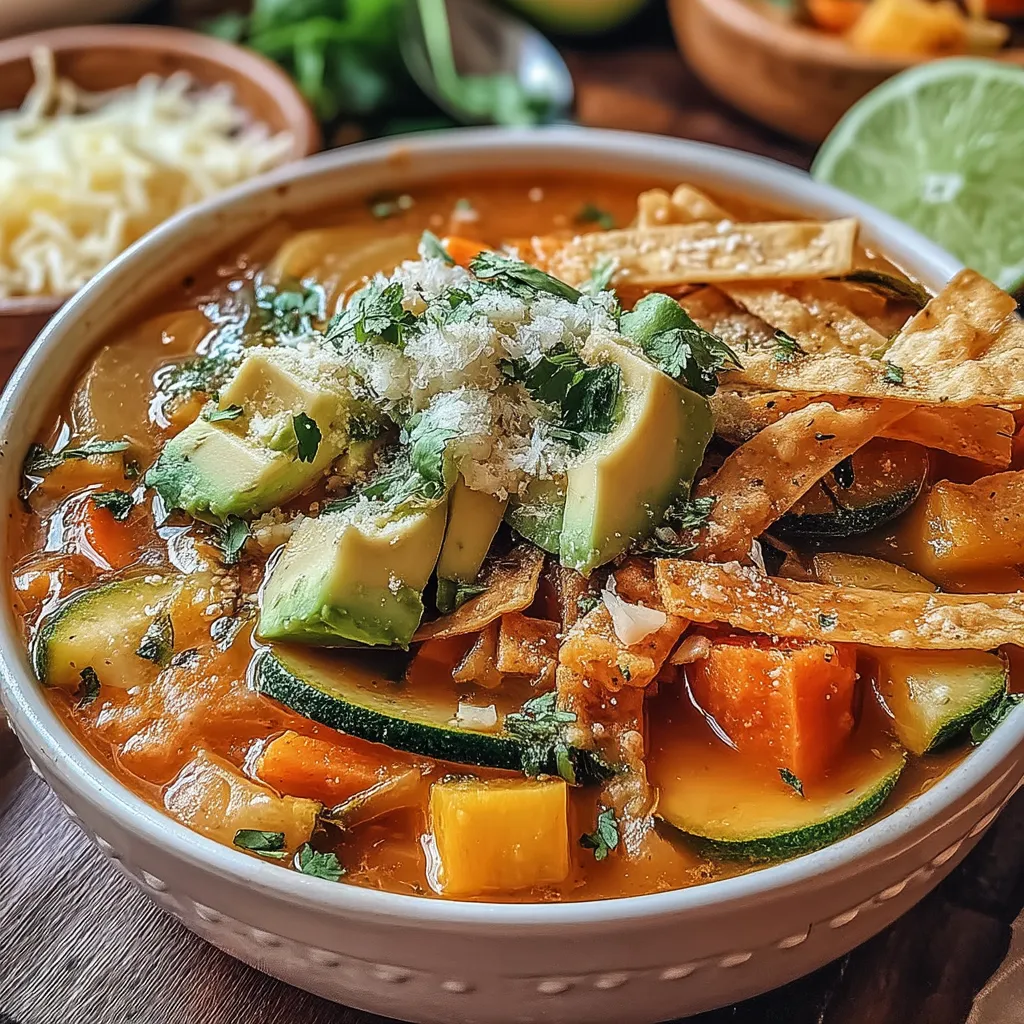 In the hustle and bustle of daily life, finding time to prepare nutritious meals can be a challenge, especially for busy moms. The Busy Mom’s One-Pot Vegetable Tortilla Soup is a lifesaver, offering a quick, healthy, and delicious solution that can be ready in no time. This vibrant soup combines an array of fresh vegetables and hearty ingredients, ensuring that your family enjoys a wholesome meal without sacrificing flavor.