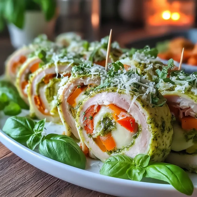 In our fast-paced lives, finding quick yet satisfying meal options can often be a challenge. If you're looking for a delightful appetizer or a light meal that combines flavor and convenience, the Quick Cheesy Pesto Turkey Roll-Ups are the perfect solution. This recipe not only boasts a harmonious blend of fresh ingredients but also caters to a variety of palates. With just a handful of ingredients and minimal preparation time, you can create a dish that is both visually appealing and delicious.