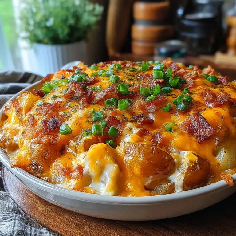 There's something undeniably comforting about a baked potato casserole. This dish combines the heartiness of potatoes with the rich, creamy goodness of cheese, making it a perfect choice for cold evenings or family gatherings. The Cozy Cheesy Baked Potato Casserole not only warms you up but also delights your taste buds with its melty, cheesy layers.