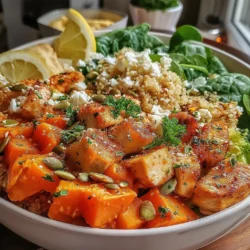 Autumn Harvest Chicken and Pumpkin Bowls