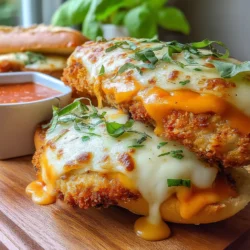 Crispy Oven-Baked Chicken Parm Sandwich
