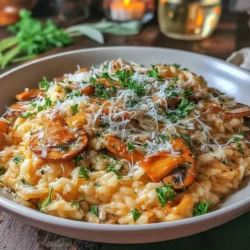 Sage Butter Creamy Mushroom Risotto is a dish that embodies comfort and sophistication in every bite. Its rich, creamy texture, combined with the aromatic flavors of sage and earthy mushrooms, creates a culinary experience that is both delightful and satisfying. Originating from Italy, risotto has become a beloved staple in kitchens around the world, celebrated for its ability to bring warmth and joy to any meal.