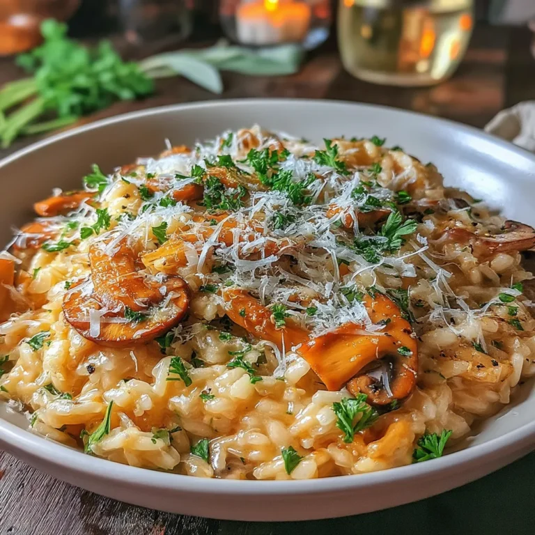 Sage Butter Creamy Mushroom Risotto is a dish that embodies comfort and sophistication in every bite. Its rich, creamy texture, combined with the aromatic flavors of sage and earthy mushrooms, creates a culinary experience that is both delightful and satisfying. Originating from Italy, risotto has become a beloved staple in kitchens around the world, celebrated for its ability to bring warmth and joy to any meal.