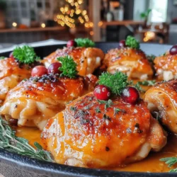 As the seasons change and the leaves begin to fall, our cravings shift towards comforting, seasonal recipes that warm the soul. One such delightful dish is the Cranberry Bliss Chicken Thighs, a blend of savory and sweet that brings together the best flavors of autumn. Perfect for gatherings or cozy family dinners, this dish is sure to impress your guests and satisfy your taste buds.