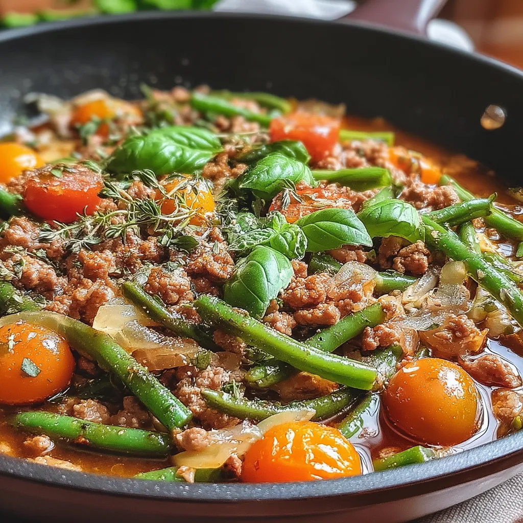 In today’s fast-paced world, the appeal of quick and healthy meals cannot be overstated. One-pan dishes like our One-Pan Turkey & Green Bean Delight offer the perfect solution, allowing you to whip up a nutritious meal with minimal cleanup. This recipe not only saves time but also packs in essential nutrients, making it ideal for busy weeknights or meal prep sessions.