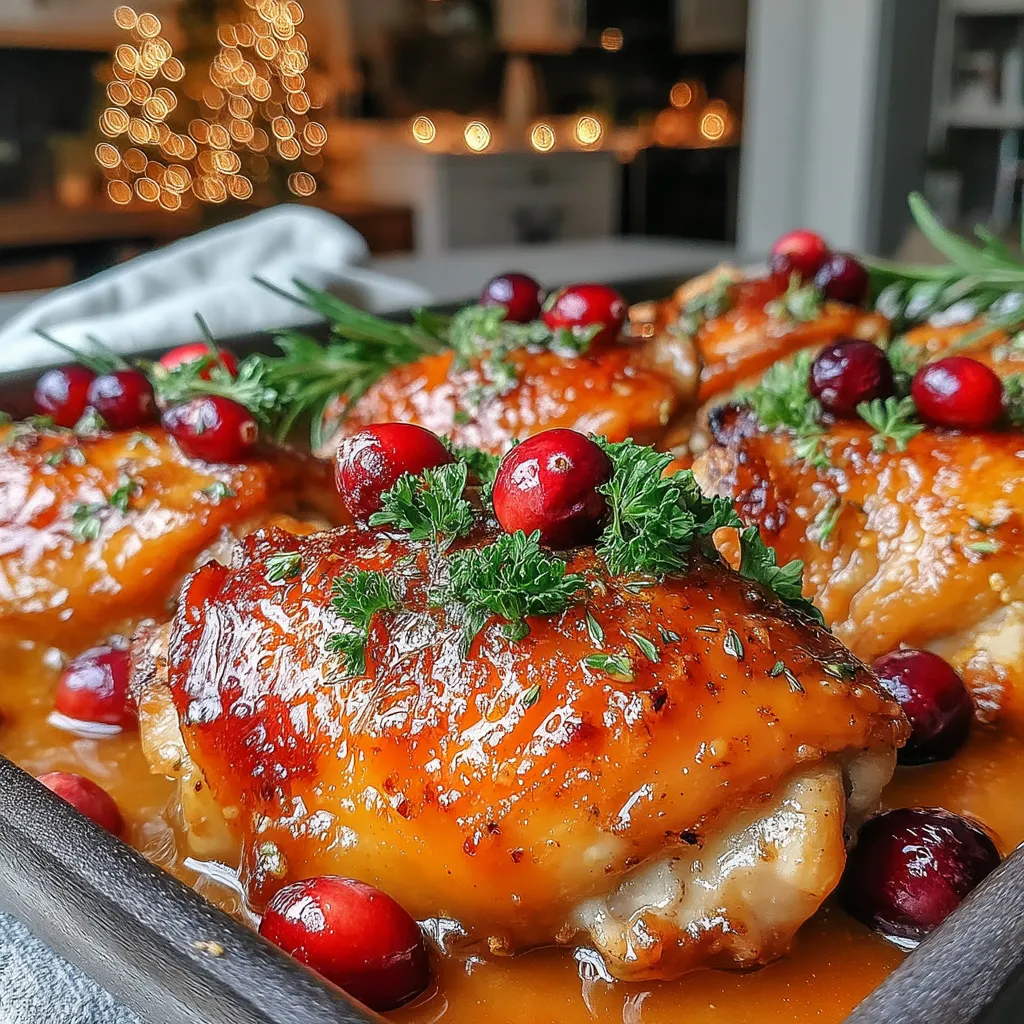 As the seasons change and the leaves begin to fall, our cravings shift towards comforting, seasonal recipes that warm the soul. One such delightful dish is the Cranberry Bliss Chicken Thighs, a blend of savory and sweet that brings together the best flavors of autumn. Perfect for gatherings or cozy family dinners, this dish is sure to impress your guests and satisfy your taste buds.